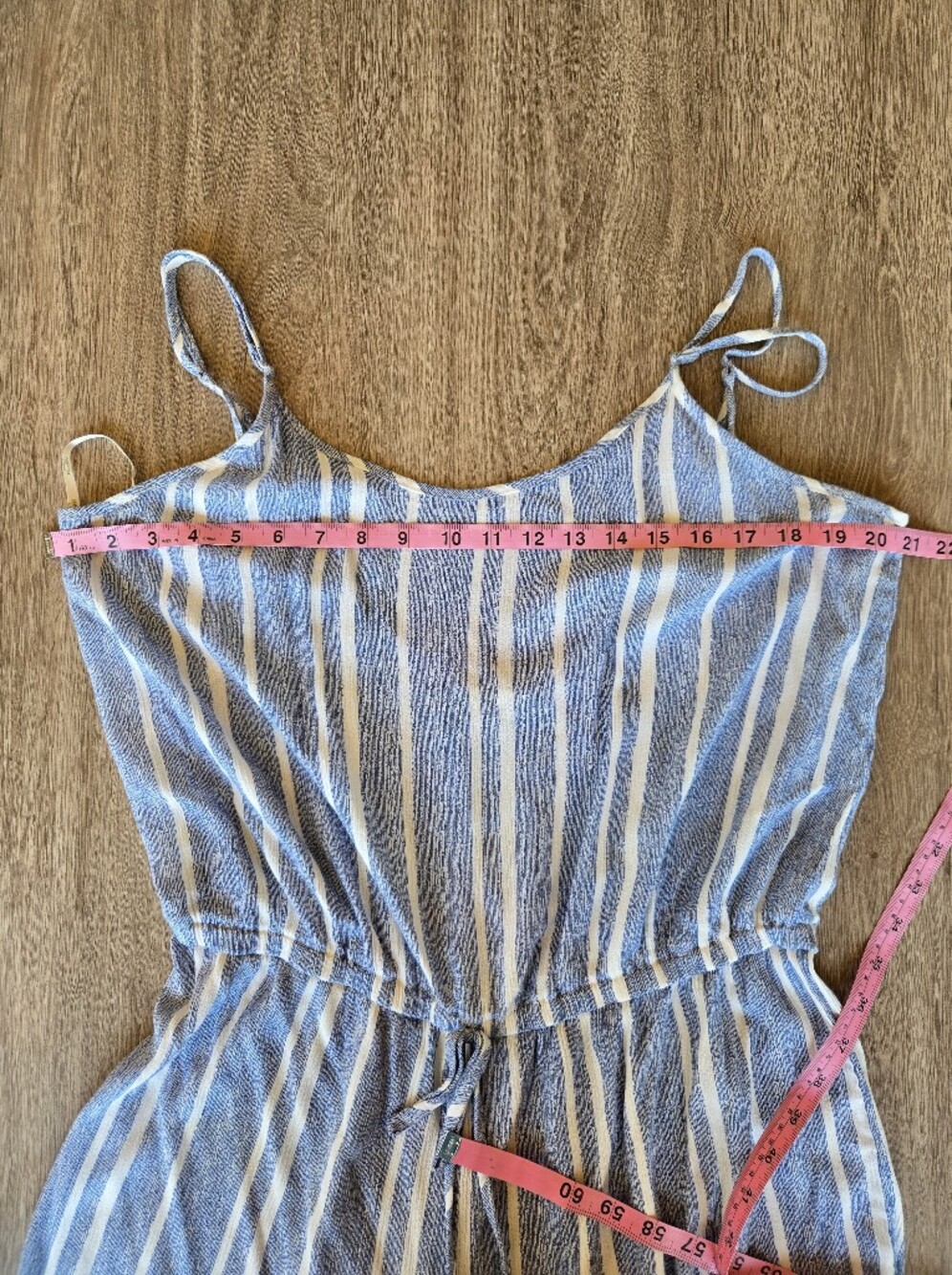 Rip Curl Blue & White Striped Beach Romper - Size XL 🌊 - Picture 3 of 6